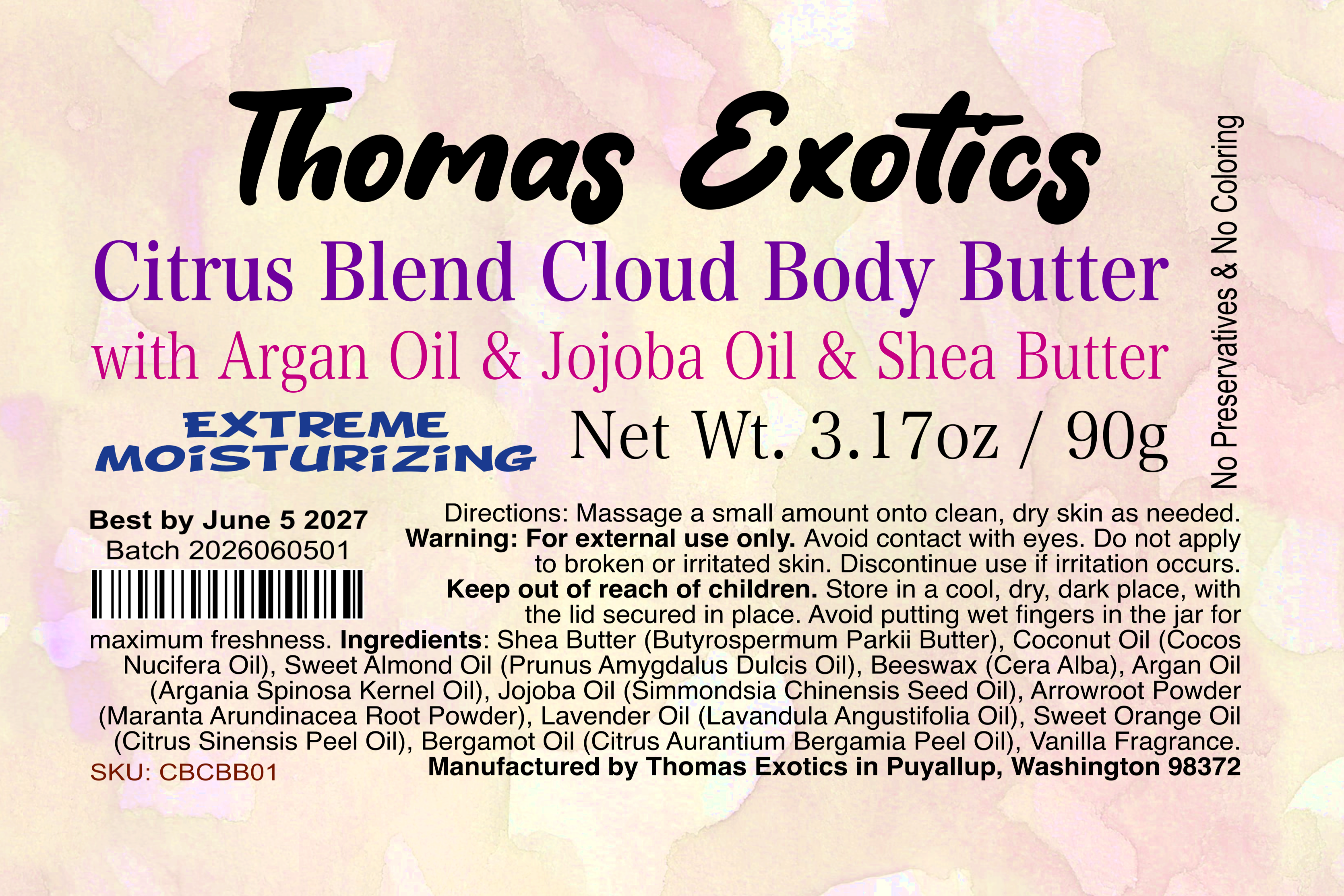 Citrus Blend Cloud Body Butter